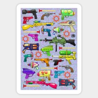 Vintage Toy Guns Sticker